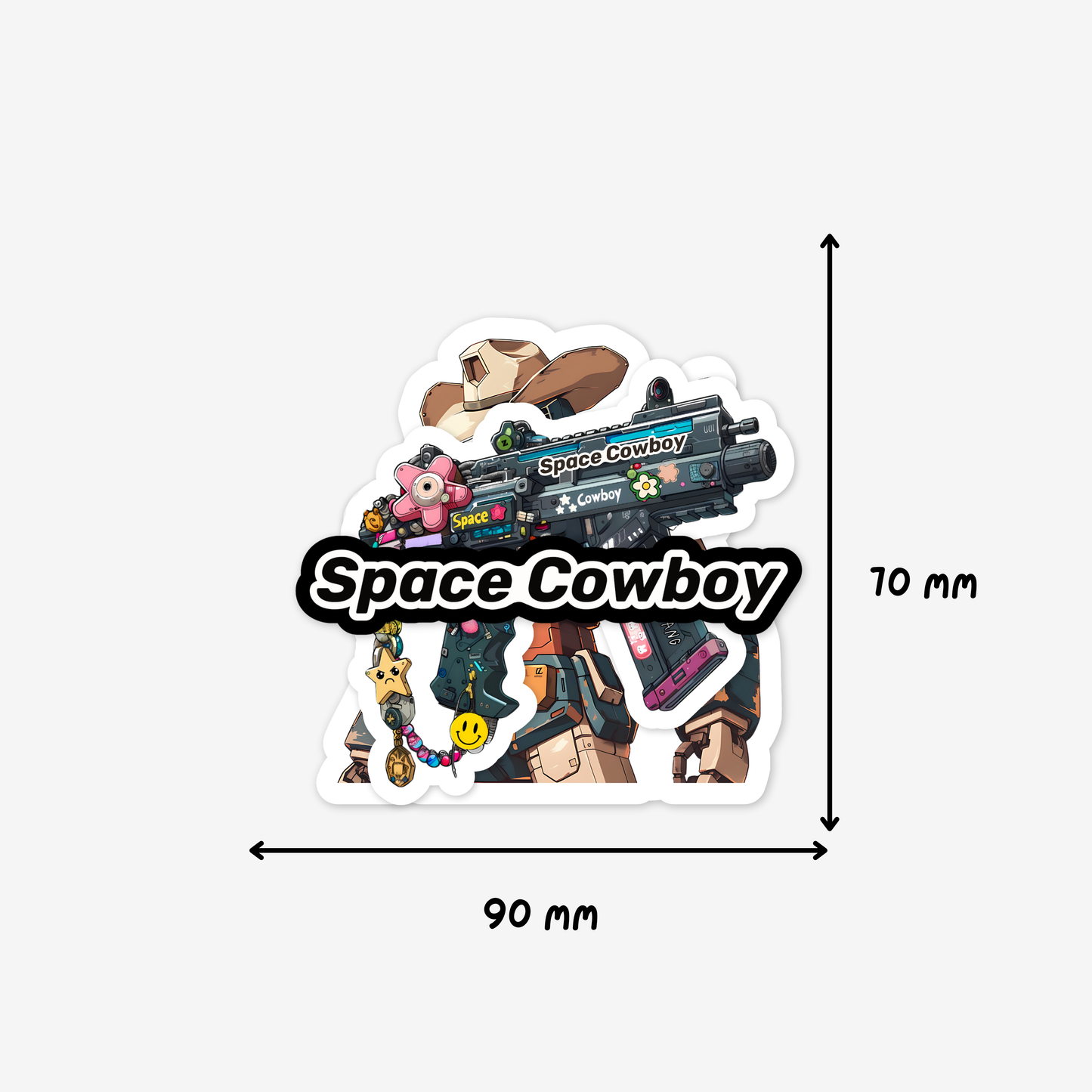 SPACE COWBOY X COWBOY CAFE COSMIC YEE-HAW STICKER BUNDLE